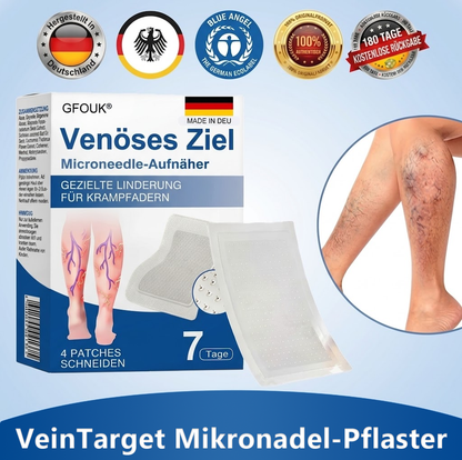 👨🏼‍⚕️✅GFOUK® VeinTarget Mikronadel-Pflaster⚡Sofortige Linderung, Langzeit-Ergebnisse