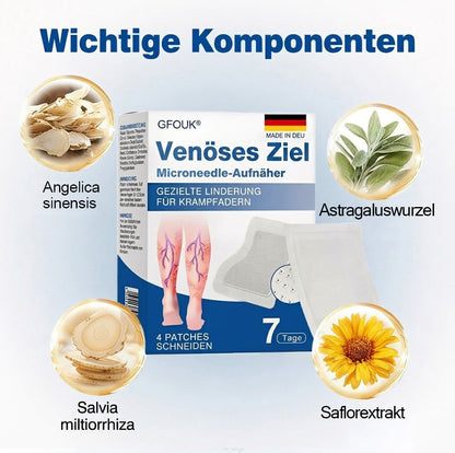 👨🏼‍⚕️✅GFOUK® VeinTarget Mikronadel-Pflaster⚡Sofortige Linderung, Langzeit-Ergebnisse