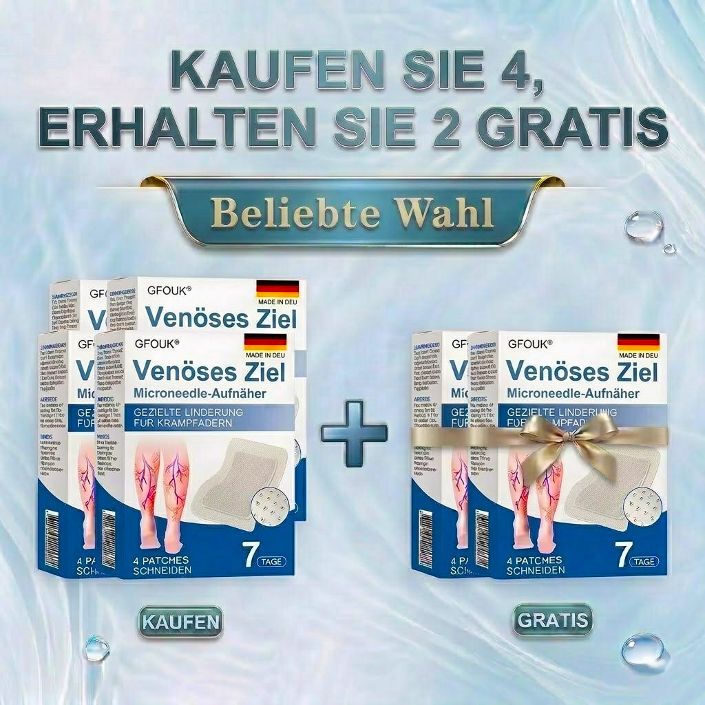 👨🏼‍⚕️✅GFOUK® VeinTarget Mikronadel-Pflaster⚡Sofortige Linderung, Langzeit-Ergebnisse