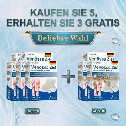 👨🏼‍⚕️✅GFOUK® VeinTarget Mikronadel-Pflaster⚡Sofortige Linderung, Langzeit-Ergebnisse