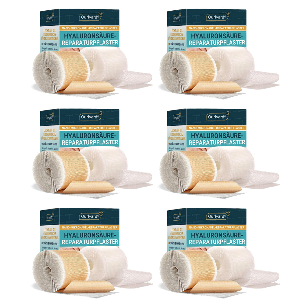 ❤︎Official Store |Ourlyard® Hyaluronsäure Nano Microneedle Repair Tape🗽🎉(Behandlung von alten und neuen Narben, Reduzierung von chirurgischen Narben, Dehnungsstreifen, Keloiden, Akne, Verbrennungen, Warzen, Dermatome und Krampfadern) (Upsell)