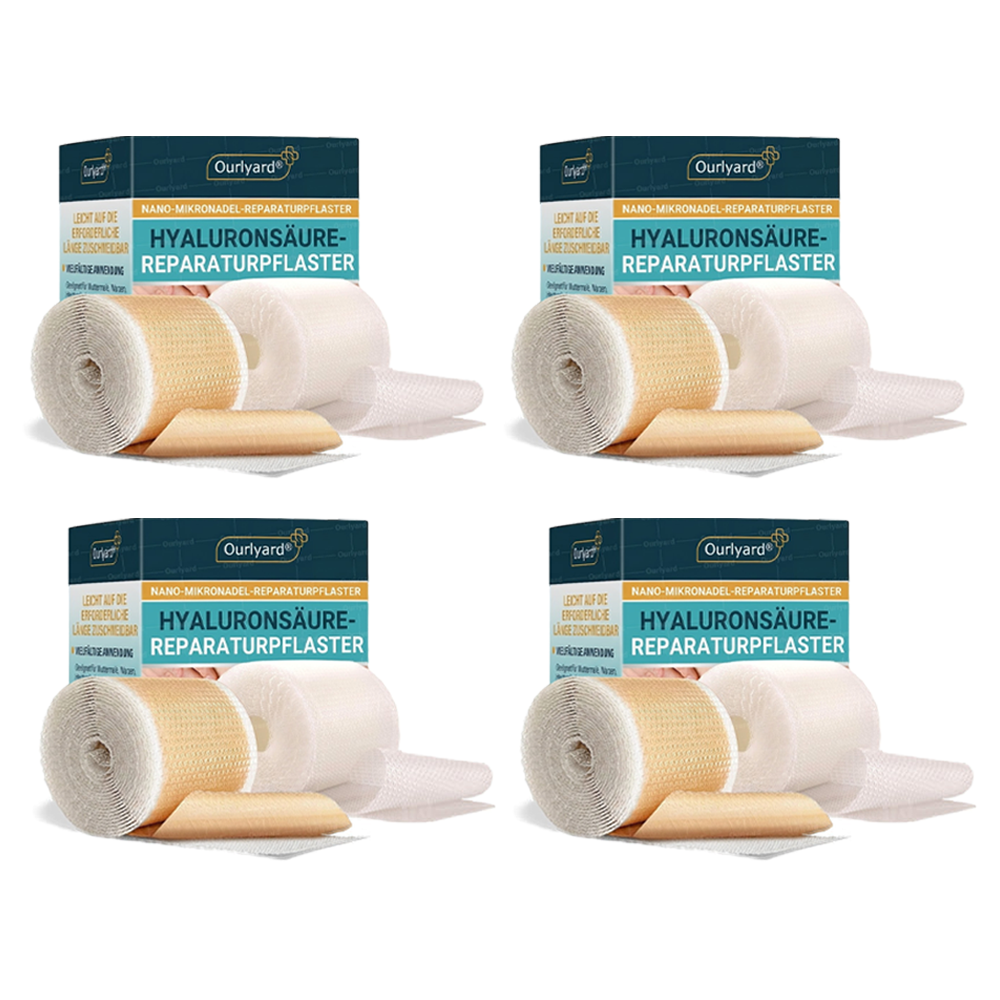 ❤︎Official Store |Ourlyard® Hyaluronsäure Nano Microneedle Repair Tape🗽🎉(Behandlung von alten und neuen Narben, Reduzierung von chirurgischen Narben, Dehnungsstreifen, Keloiden, Akne, Verbrennungen, Warzen, Dermatome und Krampfadern) (Upsell)