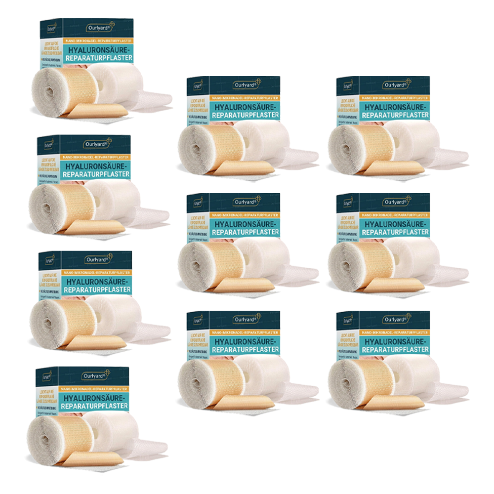 ❤︎Official Store |Ourlyard® Hyaluronsäure Nano Microneedle Repair Tape🗽🎉(Behandlung von alten und neuen Narben, Reduzierung von chirurgischen Narben, Dehnungsstreifen, Keloiden, Akne, Verbrennungen, Warzen, Dermatome und Krampfadern) (Upsell)