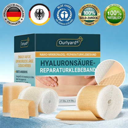👨🏼‍⚕️✅Offizieller Shop | Ourlyard® Hyaluronsäure Mikronadel-Tape (Behandelt alle Arten von Narben, Dehnungsstreifen, Akne, Verbrennungen, Warzen und Krampfadern)