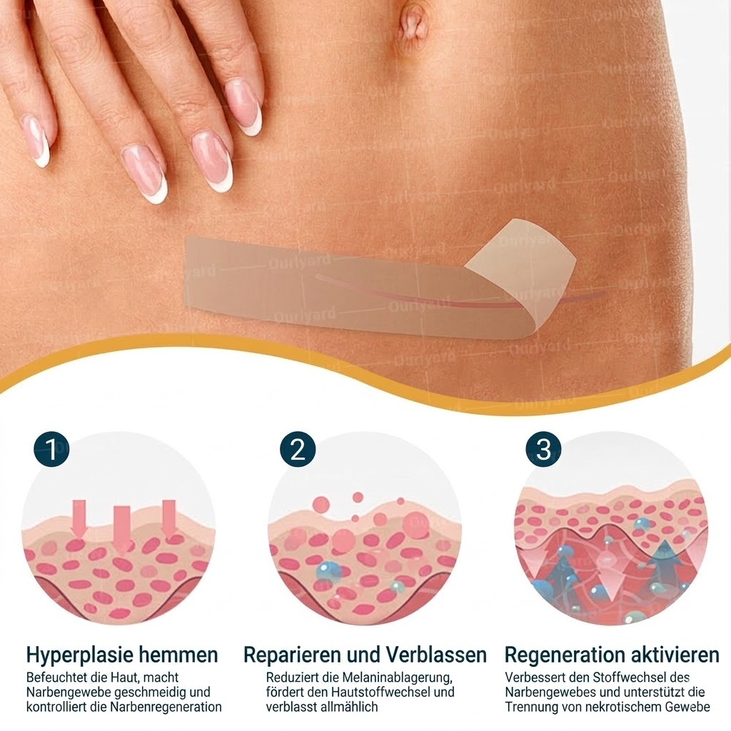 👨🏼‍⚕️✅Offizieller Shop | Ourlyard® Hyaluronsäure Mikronadel-Tape (Behandelt alle Arten von Narben, Dehnungsstreifen, Akne, Verbrennungen, Warzen und Krampfadern)