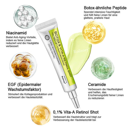 Rolimey® Retinol & Botox Shot: Die perfekte Ergänzung für Ihre Routine(upsell)