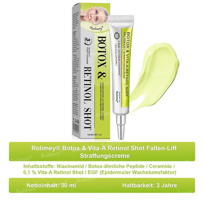 Rolimey® Retinol & Botox Shot (Straffende Gesichtscreme gegen Falten)