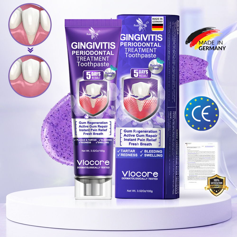 Rolimey® VioCore Zahnpasta zur Behandlung von Zahnfleischentzündungen und Parodontitis mit Bienengift