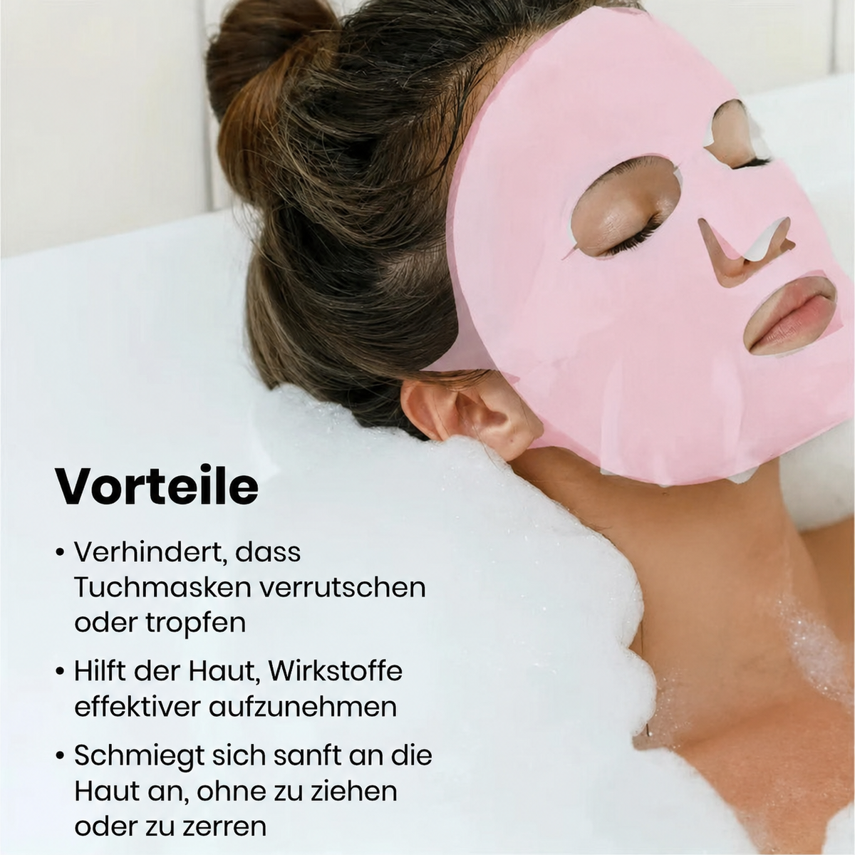 Wiederverwendbare Silikon-Gesichtsmaske – Straffend & Feuchtigkeitsspendend