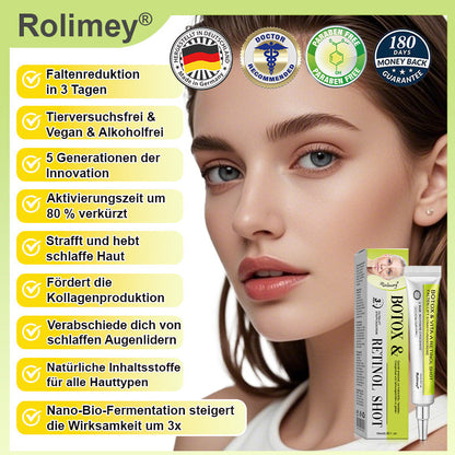 Rolimey® Retinol & Botox Shot: Die perfekte Ergänzung für Ihre Routine(upsell)