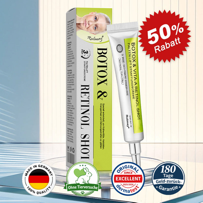 Rolimey® Retinol & Botox Shot (Straffende Gesichtscreme gegen Falten)