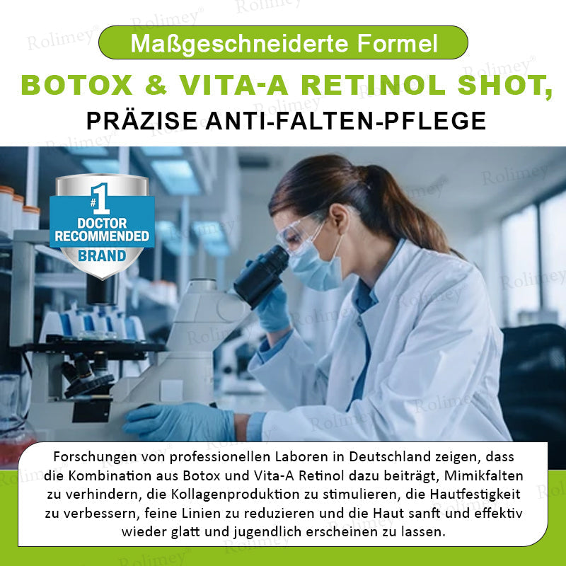 Rolimey® Retinol & Botox Shot (Straffende Gesichtscreme gegen Falten)
